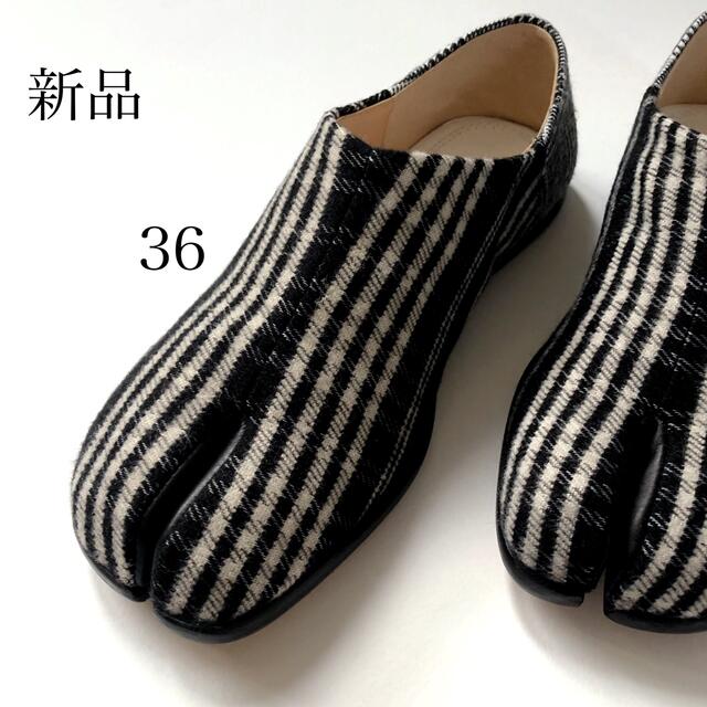 沸騰ブラドン Maison スリッポン バブーシュ チェック タビ 足袋