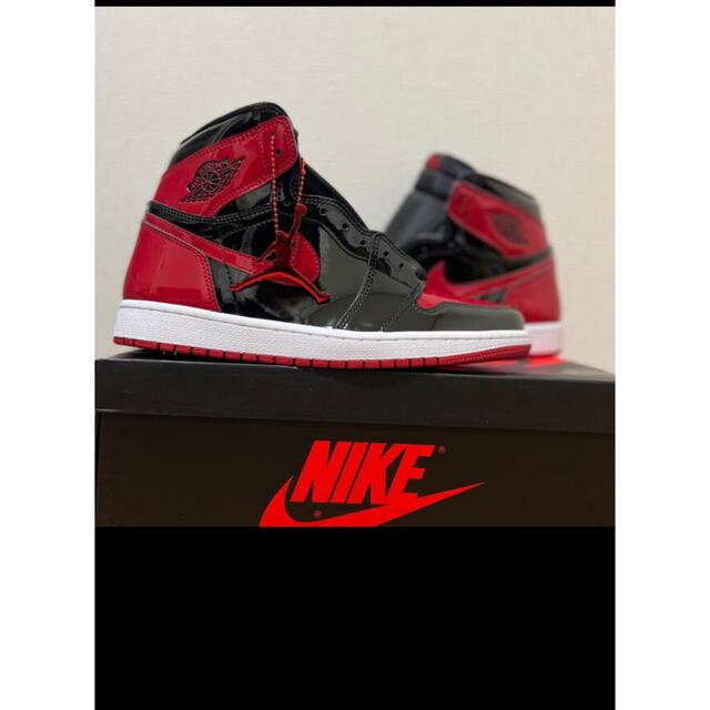 NIKE ナイキ AJ1 Patent Bred エアジョーダン　パテント