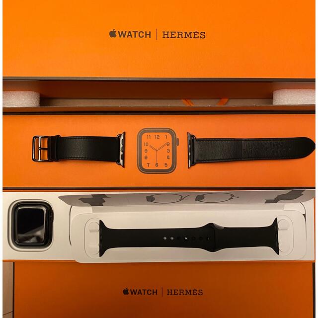 HERMES Applewatch 44mm エルメス アップルウォッチ - 腕時計(デジタル)