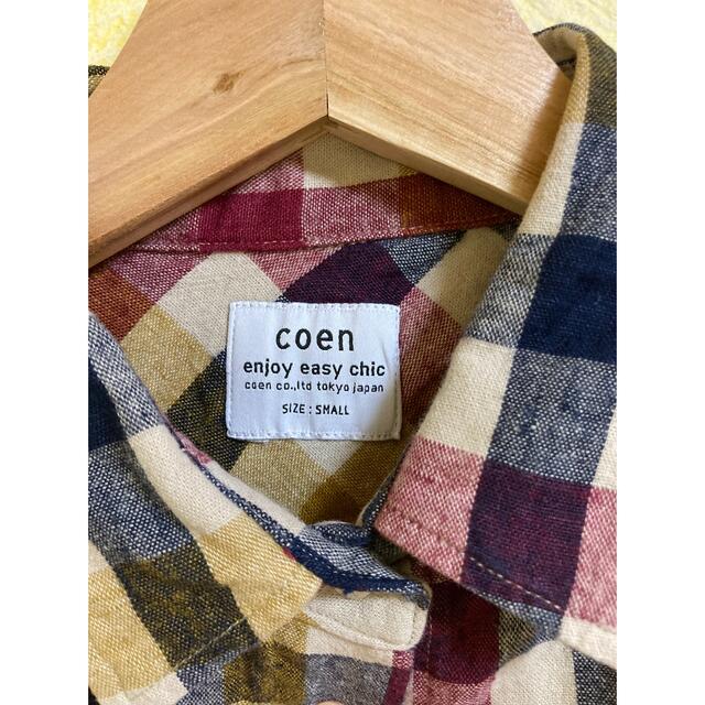 coen(コーエン)のcoen /ウインターリネンチェックシャツ レディースのトップス(シャツ/ブラウス(長袖/七分))の商品写真