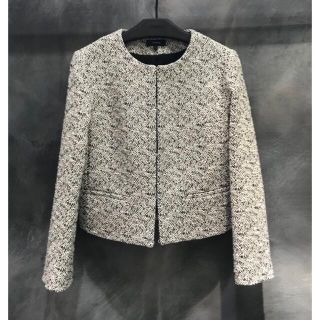 theory - Theory 19ss ツイードノーカラージャケットの通販 by yu 's