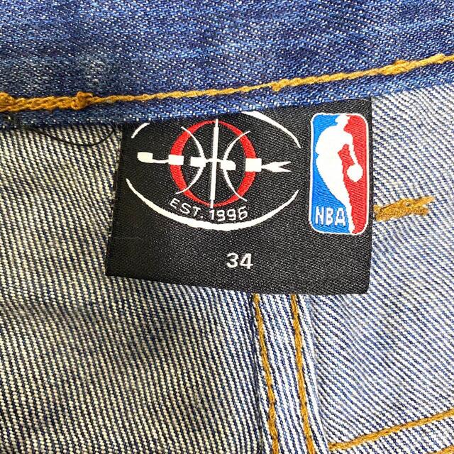 UNK DENIM ワイド デニム バルーン パンツ NBA 刺繍 オールスター