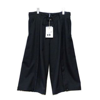 ヨウジヤマモト(Yohji Yamamoto)の【新品】Ground Y Yohji 20SS　タック　パンツ　ブラック　3(スラックス)