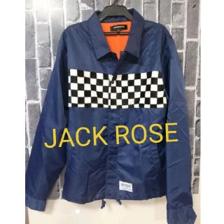 ジャックローズ(JACKROSE)の美品★ジャックローズ★ネイビーナイロンジャンパー★ブルゾン★サイズ3★(ナイロンジャケット)