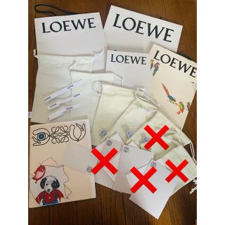 ロエベ(LOEWE)のロエベ　紙袋　ショップ袋＋保護袋メッセージカードリボンコレクションブック(ショップ袋)