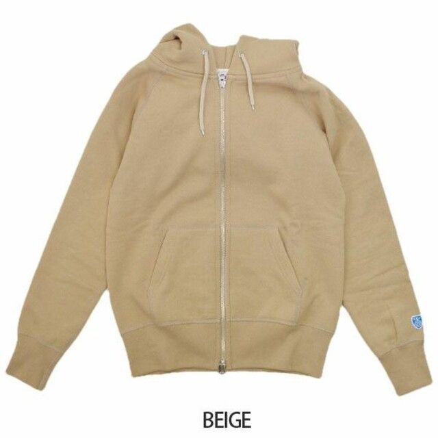 ORCIVAL フルジップスウェットパーカー 新品タグ付き BEIGE ３