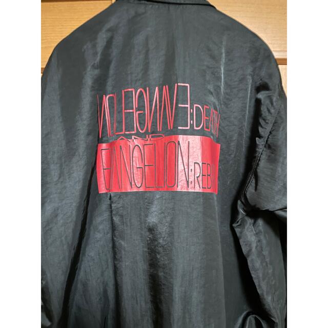 90s evangelion コーチジャケット　L  tシャツ　エヴァンゲリオン メンズのジャケット/アウター(ナイロンジャケット)の商品写真