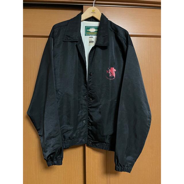 90s evangelion コーチジャケット　L  tシャツ　エヴァンゲリオン メンズのジャケット/アウター(ナイロンジャケット)の商品写真