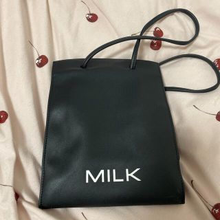 ミルク(MILK)のミルク　レザーpetitバッグ(ハンドバッグ)