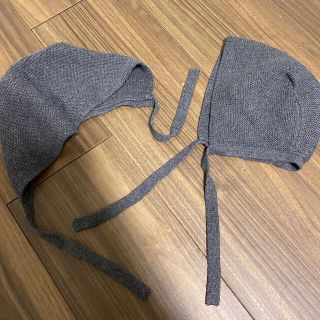 ザラキッズ(ZARA KIDS)のバラ売り　グレー　ボンネット　ニット帽　(帽子)