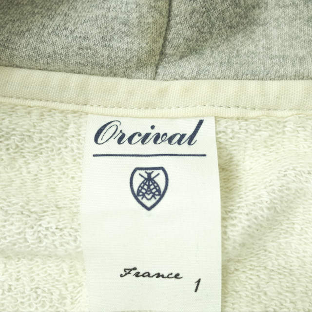 ORCIVAL(オーシバル)のORCIVAL FULL ZIP SWEAT PARKA パーカー レディース レディースのトップス(パーカー)の商品写真