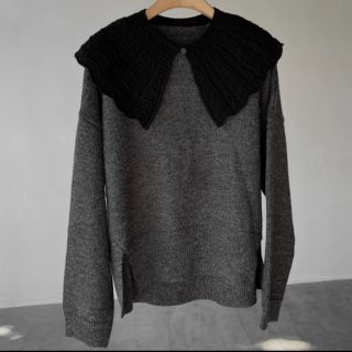 トゥデイフル(TODAYFUL)のlace attached collar knit willfully(ニット/セーター)