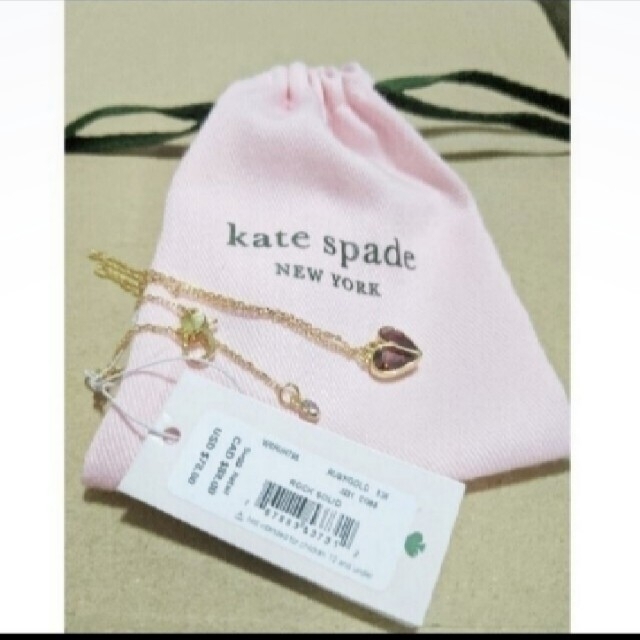 kate spade new york(ケイトスペードニューヨーク)のミィー様専用【新品】kate spadeケイトスペード ネックレス リング レディースのアクセサリー(ネックレス)の商品写真