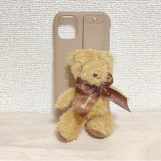 メゾンドフルール(Maison de FLEUR)の【未使用】Maison de FLEUR くまさんiPhone11ケース(iPhoneケース)