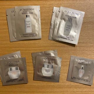 ロクシタン(L'OCCITANE)の【新品・未使用】LOCCITANE 化粧水　美白クリーム　美白美容液　サンプル(サンプル/トライアルキット)