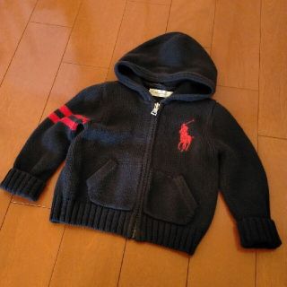 ラルフローレン(Ralph Lauren)のRALPH LAUREN ビックポニー ニット パーカー(ニット/セーター)