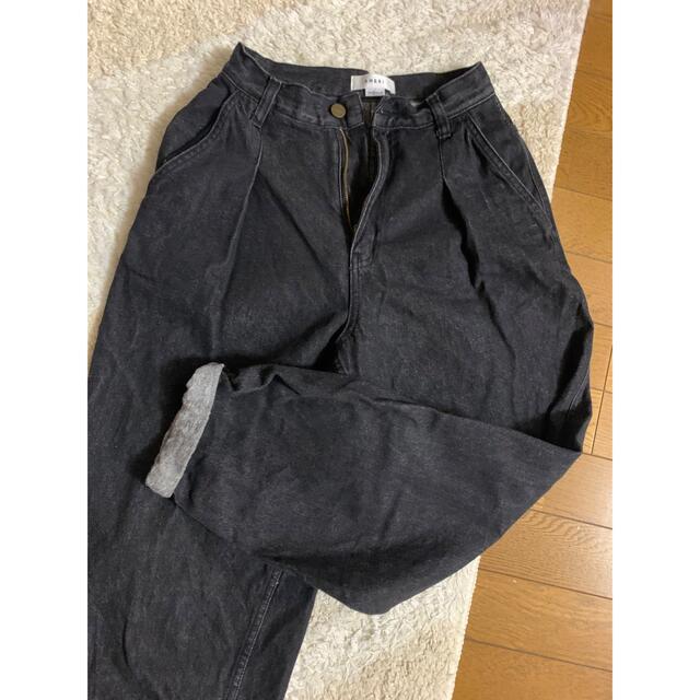 Ameri VINTAGE(アメリヴィンテージ)のameri vintage GOURD BLACK DENIM デニム レディースのパンツ(デニム/ジーンズ)の商品写真