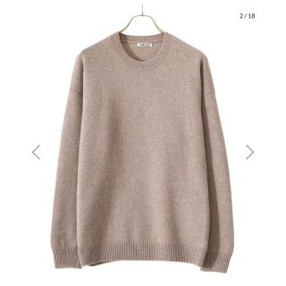 コモリ(COMOLI)のaularee オーラリー BABY CASHMERE KNIT P/O　(ニット/セーター)