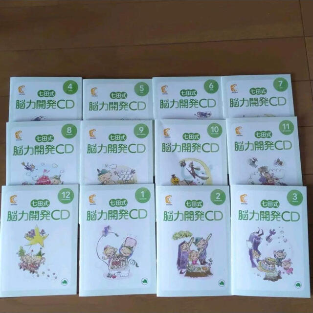 最新版　七田式　能力開発CD　いぬ　年少　３歳〜４歳　フルセット