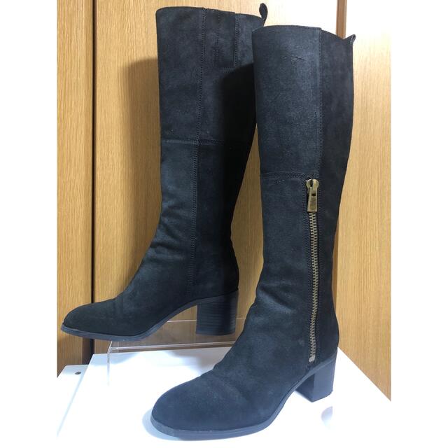 NINE WEST ナインウエスト 黒ロングブーツ 6.5サイズ 23.5cm の正規取扱店で ロングブーツ 黒 NINEWEST ブーツ