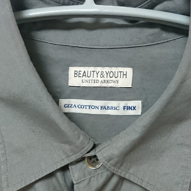 BEAUTY&YOUTH UNITED ARROWS(ビューティアンドユースユナイテッドアローズ)のBY フィンクスブロード ワイドシルエット テーパードシャツ   メンズM メンズのトップス(シャツ)の商品写真