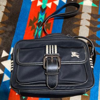 バーバリーブルーレーベル(BURBERRY BLUE LABEL)のバーバリーブルーレーベル*ショルダーバッグ*ホースマーク*Burberry*黒(ショルダーバッグ)