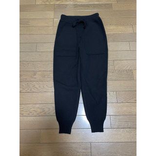 ドゥロワー(Drawer)のドゥロワー　ニットパンツ　ブラック　size1(カジュアルパンツ)