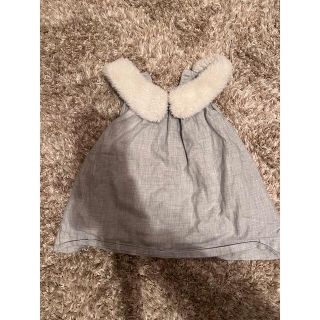 ベビーギャップ(babyGAP)の★美品★ファー付きワンピース(ワンピース)