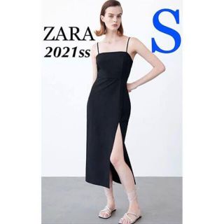 ザラ(ZARA)のZARA スリットワンピース(ロングワンピース/マキシワンピース)