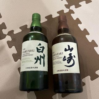 サントリー(サントリー)のサントリー　山崎　白州　ノンビンテージ　700ml 計２本(ウイスキー)