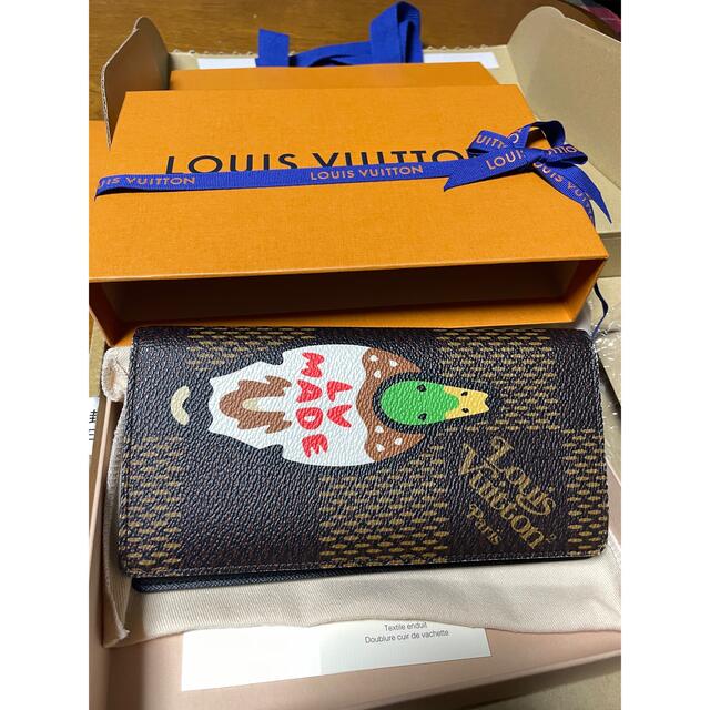 美品 LOUIS VUITTON ポルトフォイユ ブラザ M81008 NIGO