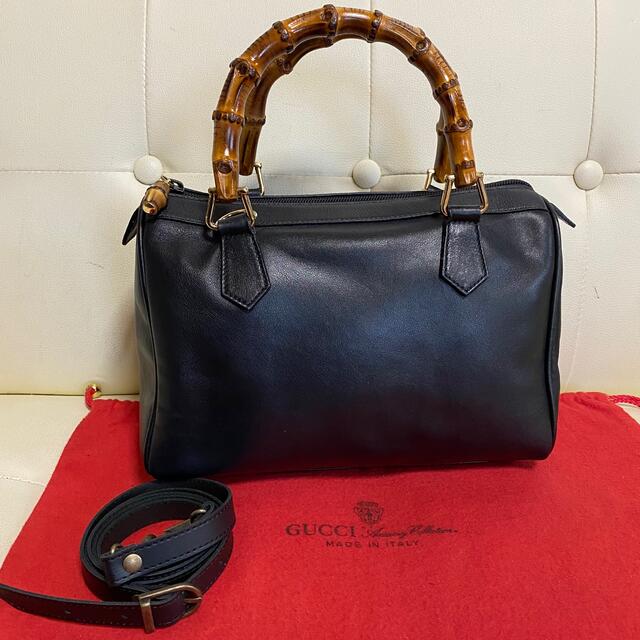 Gucci - 極 美品 GUCCI オールド グッチ バンブー 2way ショルダー