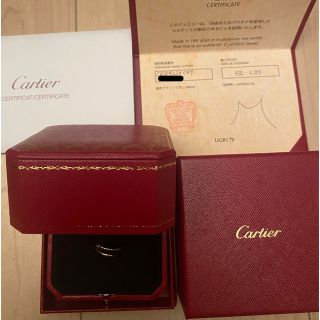 カルティエ(Cartier)のNan様専用　ジュストアンクル　リング　ホワイトゴールド　7号　SM(リング(指輪))