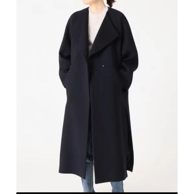 IENA(イエナ)のIENA スリットロングコート レディースのジャケット/アウター(ロングコート)の商品写真