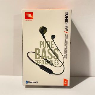 JBL TUNE205BT GREEN Bluetoothイヤホン マイクリモコ(ヘッドフォン/イヤフォン)