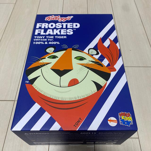 MEDICOM TOY(メディコムトイ)のBE@RBRICK TONY THE TIGER VINTAGE Ver.  エンタメ/ホビーのフィギュア(その他)の商品写真