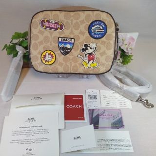 コーチ(COACH)の【ニコノビ様専用】コーチ✕ディズニーコラボ　カメラバッグ(ショルダーバッグ)