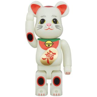 メディコムトイ(MEDICOM TOY)のBE@RBRICK 招き猫 福入 蓄光 400％(その他)