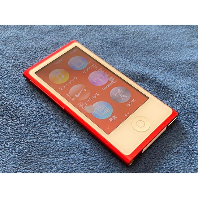 iPod(アイポッド)のiPod nano 第7世代　美品 スマホ/家電/カメラのオーディオ機器(ポータブルプレーヤー)の商品写真