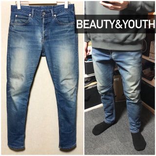 ビューティアンドユースユナイテッドアローズ(BEAUTY&YOUTH UNITED ARROWS)のBEAUTY&YOUTHダメージジーンズダメージデニムメンズ(デニム/ジーンズ)