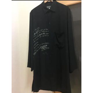 ヨウジヤマモト(Yohji Yamamoto)のYohji Yamamoto 2019SS リリックシャツ(Tシャツ/カットソー(七分/長袖))