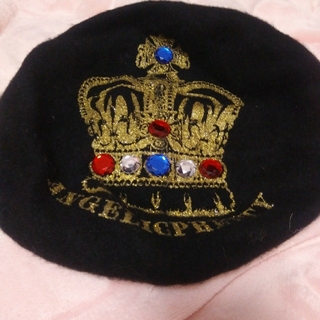 アンジェリックプリティー(Angelic Pretty)の【お値下げ】Angelic Pretty  Antique Crownベレー(ハンチング/ベレー帽)