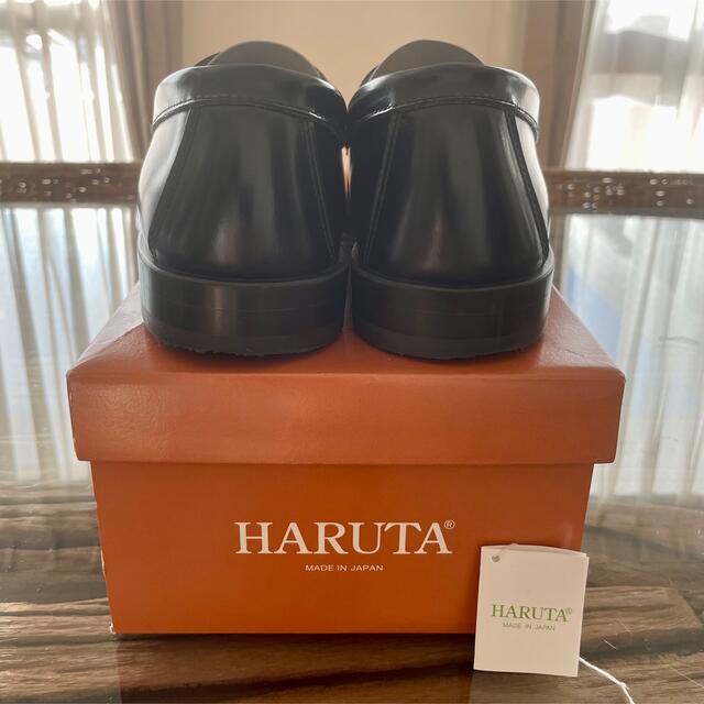 HARUTA(ハルタ)の極美品★HARUTA ハルタ 本革 ローファー ブラックEEE レディースの靴/シューズ(ローファー/革靴)の商品写真