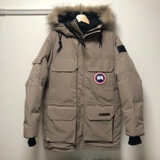 カナダグース(CANADA GOOSE)の【美品】カナダグース エクスペディションパーカ　ベージュ　初期仕様(ダウンジャケット)