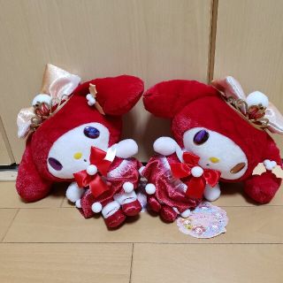 マイメロディ(マイメロディ)のマイメロディ ぬいぐるみ 【ヒイラギ】2体セット(ぬいぐるみ)