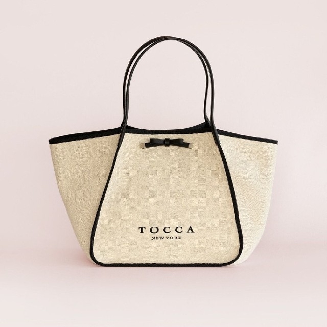 TOCCA - 新品 TOCCA TRIM RIBBON TOTE トートバッグの通販 by まあこ's ...