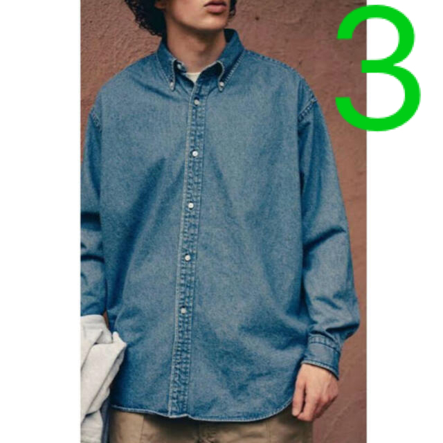 憧れ アプレッセ A.PRESSE BD サイズ3 Shirt Denim シャツ - skconcept.com