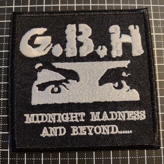 G.B.H 刺繍ワッペン パンク クラスト ハードコア(ポップス/ロック(洋楽))