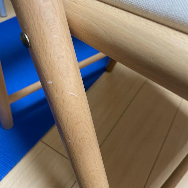 MUJI (無印良品)(ムジルシリョウヒン)の無印　折り畳み椅子 インテリア/住まい/日用品の椅子/チェア(折り畳みイス)の商品写真