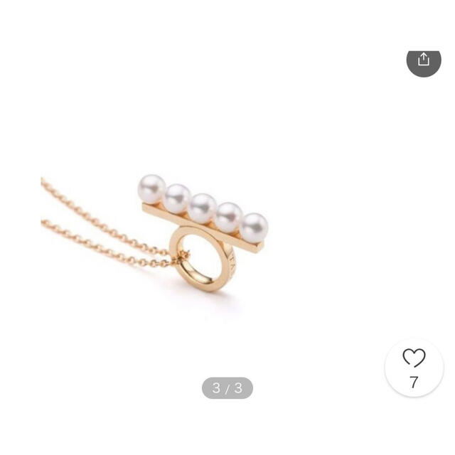 日曜日限定!TASAKI バランス ミニ チャームとネックレスセット